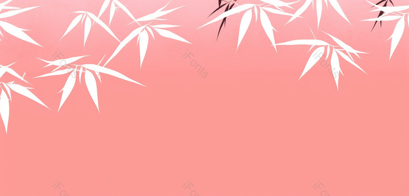 绿色背景上白色的竹叶电商背景设计素材图片高清广告设计元素,高清,摄影图,摄影图片,图片大全,摄影图免费下载